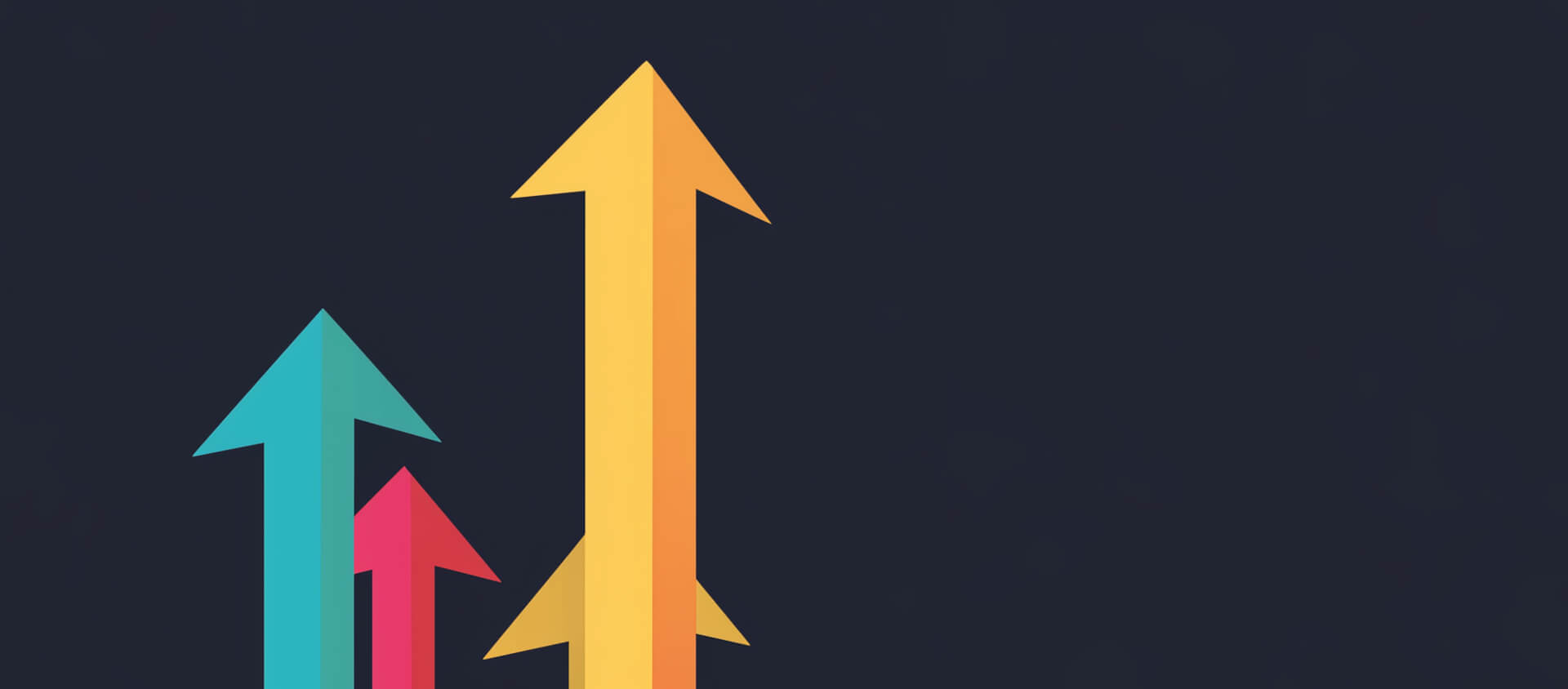 arrows pointing up