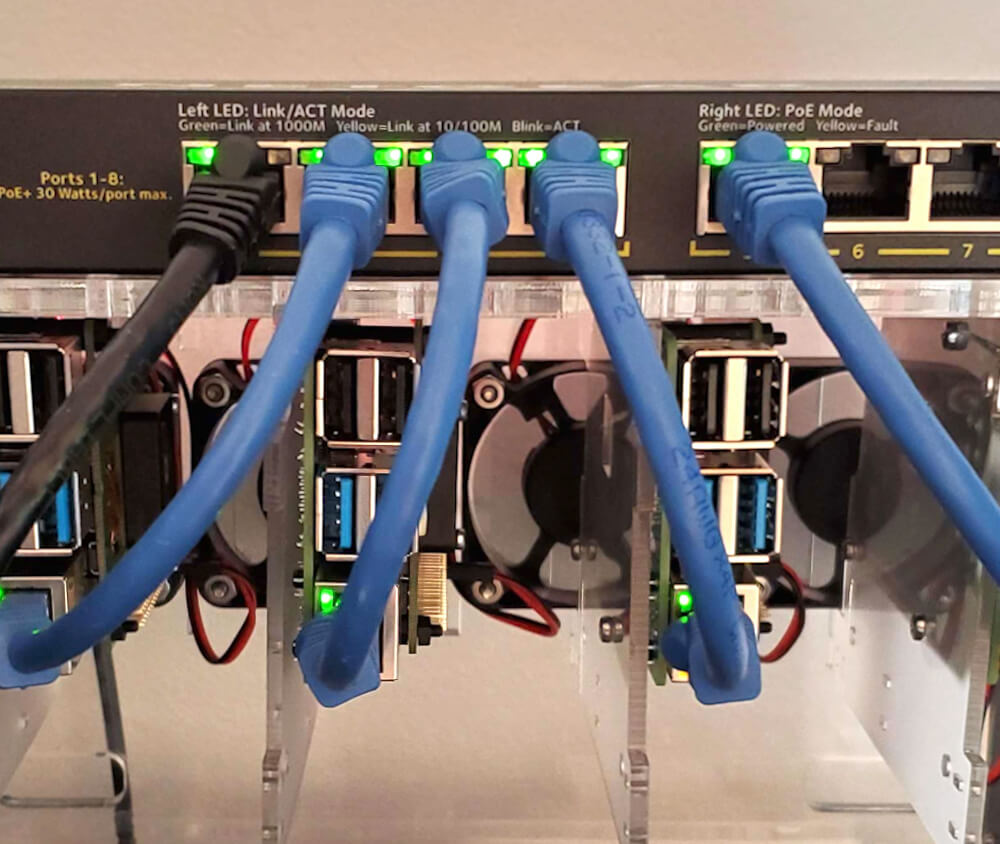 a raspberry pi cluster