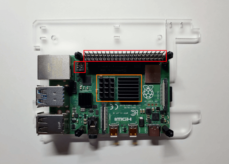 pi with headers